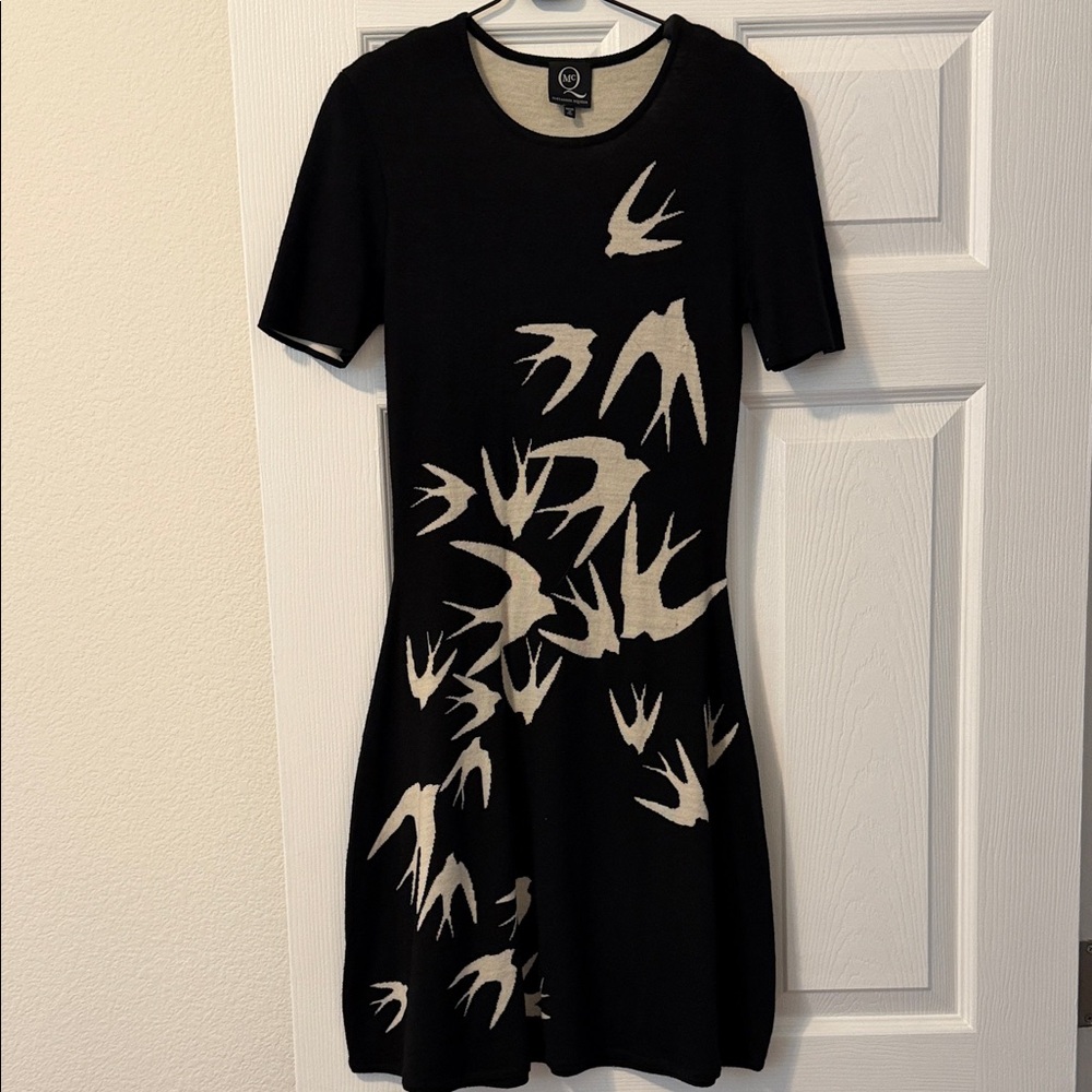 McQ Alexander McQueen Swallow wool dress